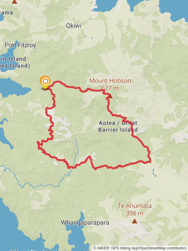 Aotea Track mobile static map