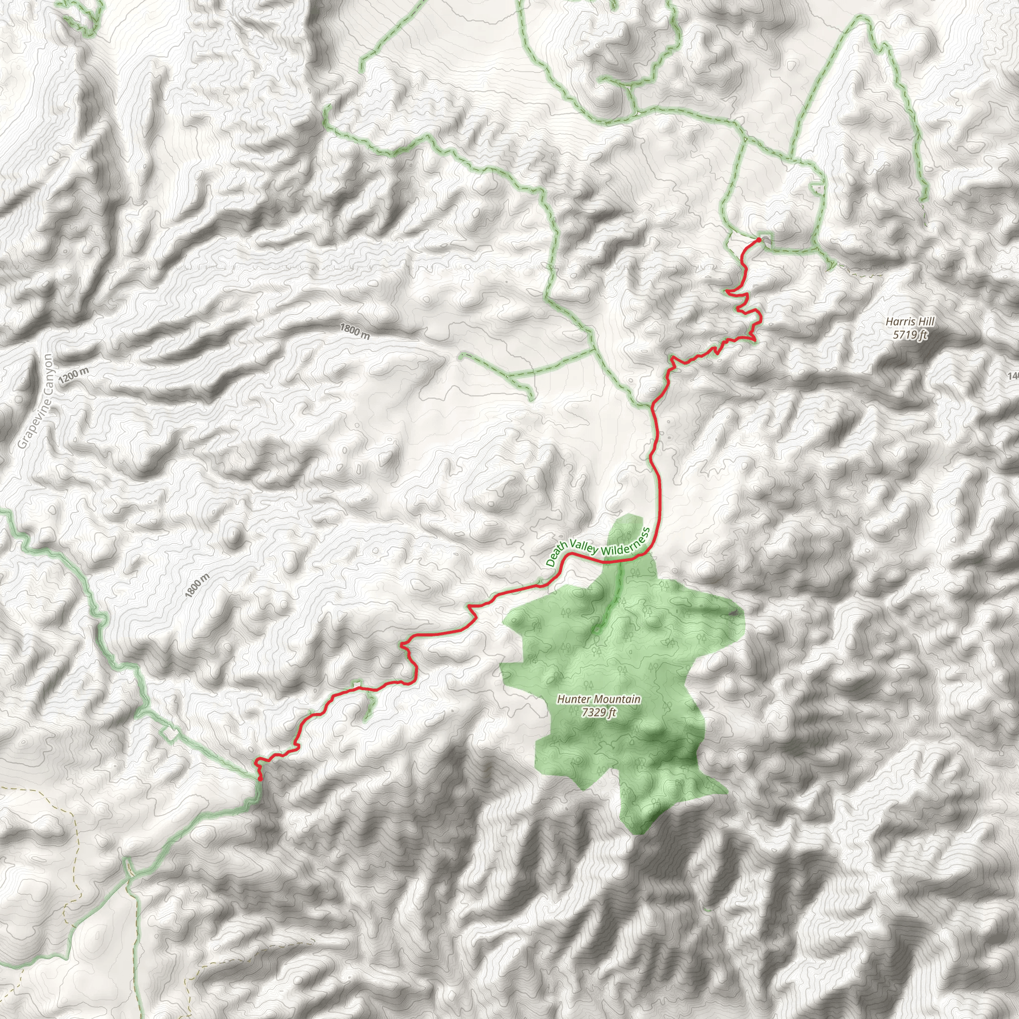 Hunter Mountain Road mobile static map