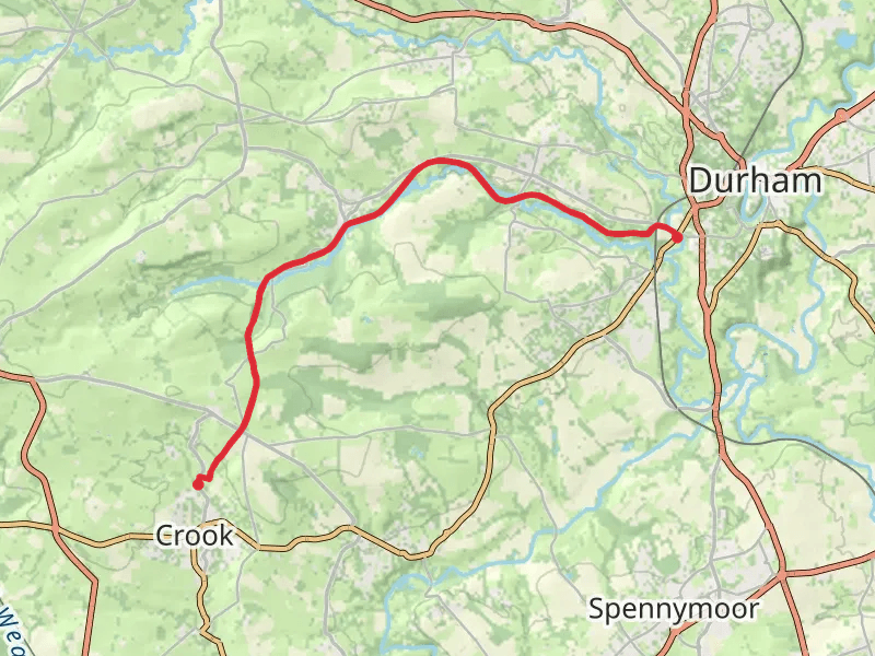 Neville's Cross to Crook Walk