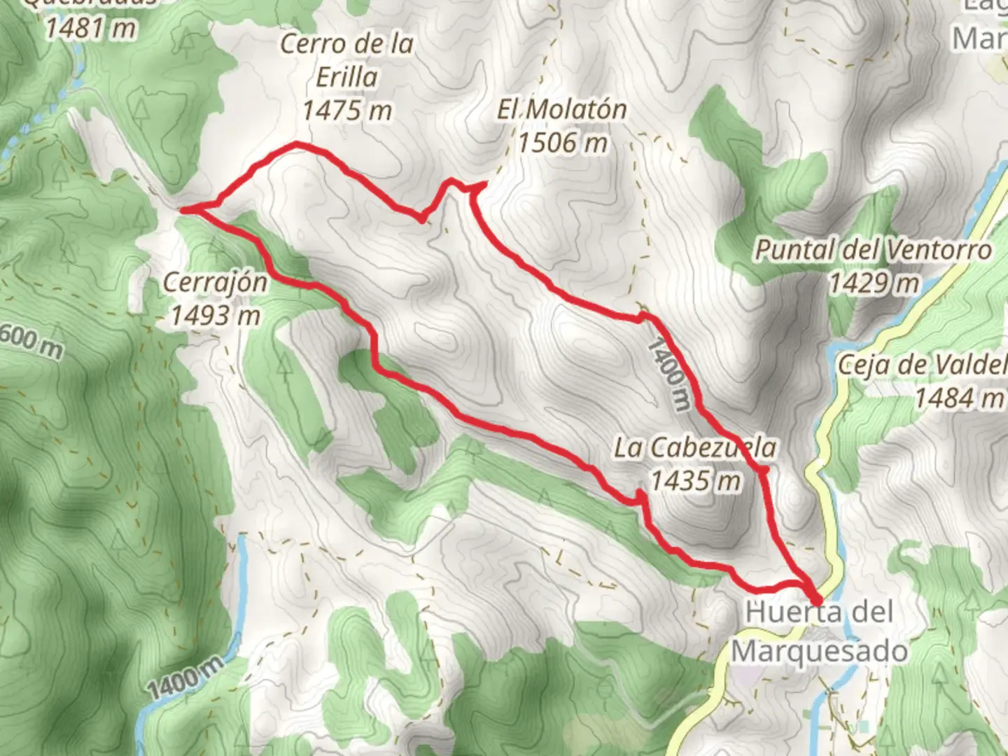 An image depicting the trail Streams Trail PR CU 38 and its surrounding area.