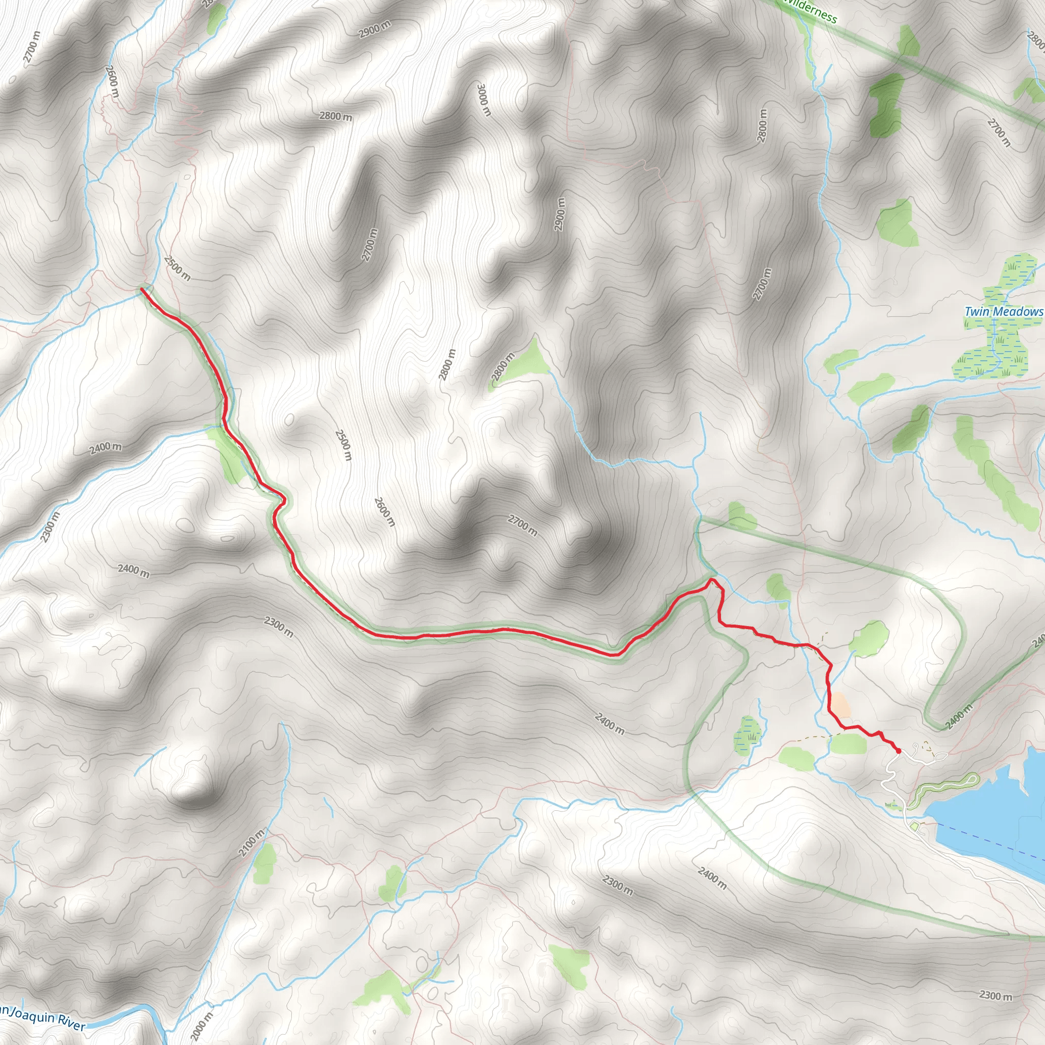 Onion Springs Trail mobile static map