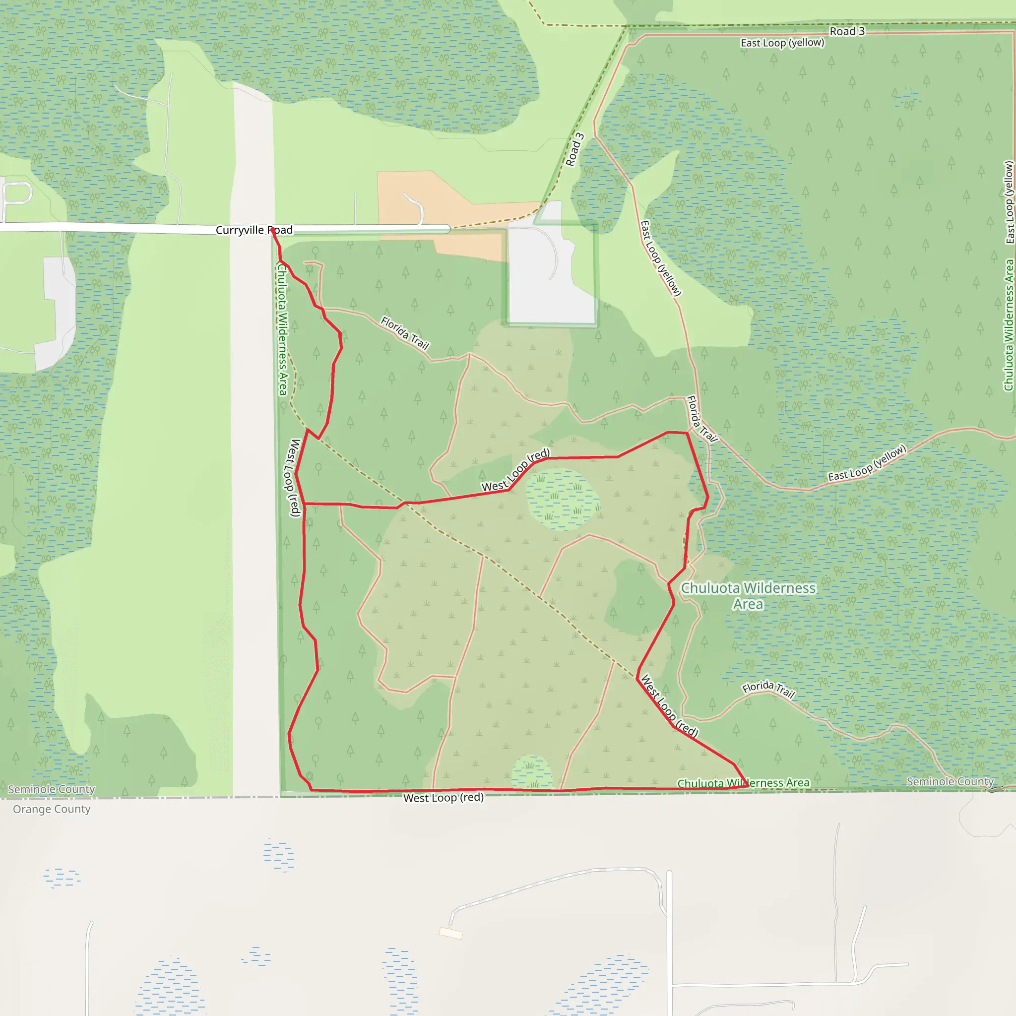 West Loop - Red mobile static map