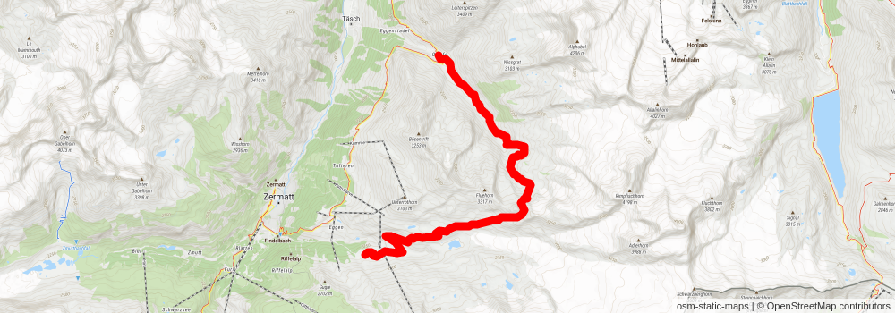 High-Altitude Trail stage 6 Map