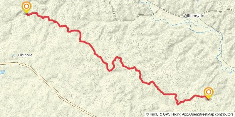 Ozark hotsell trail sections