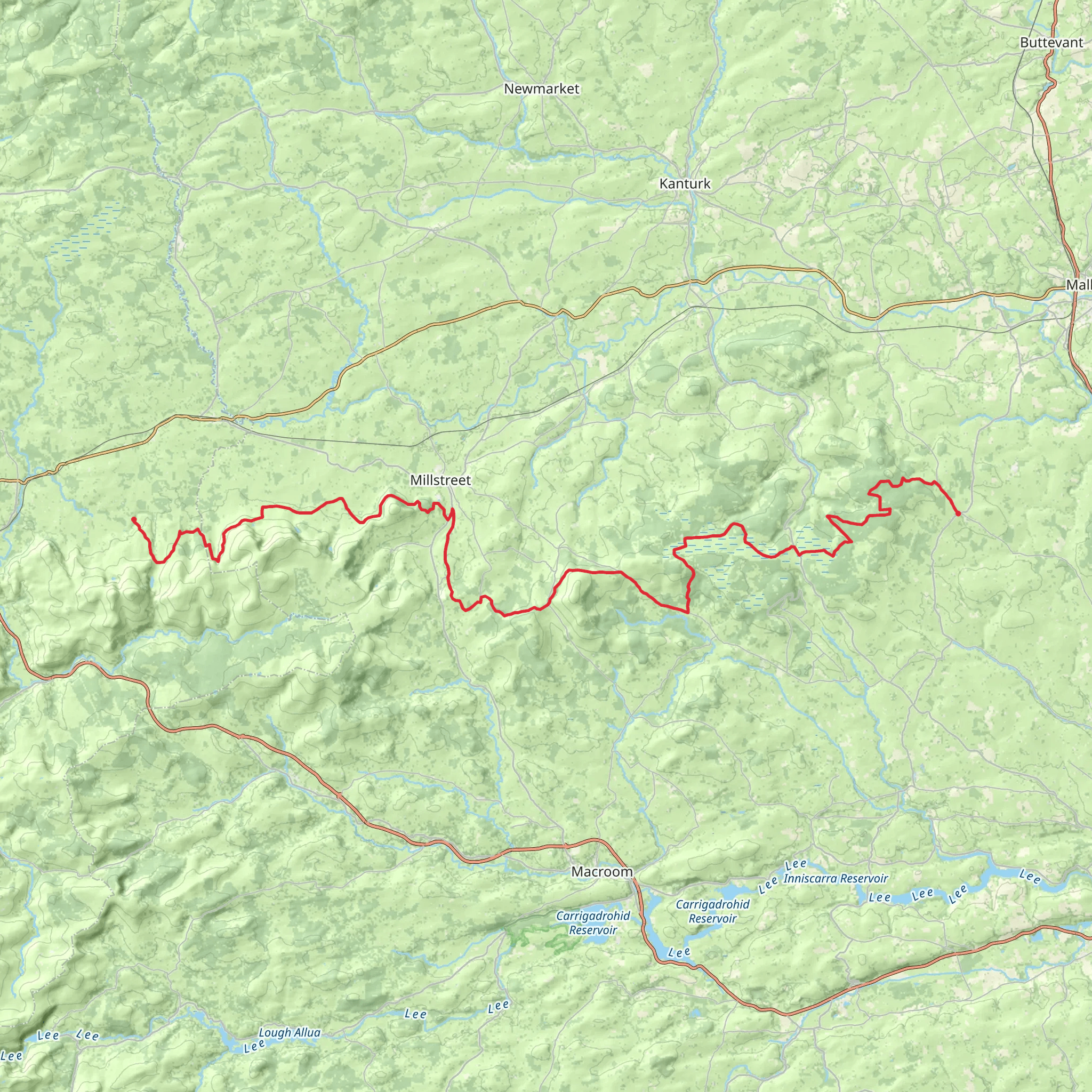 Duhallow Way mobile static map