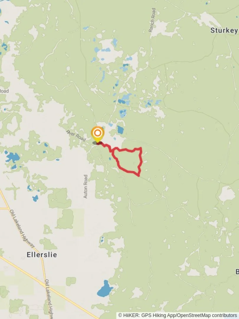 An image depicting the trail White Blazed Trail Loop and its surrounding area.