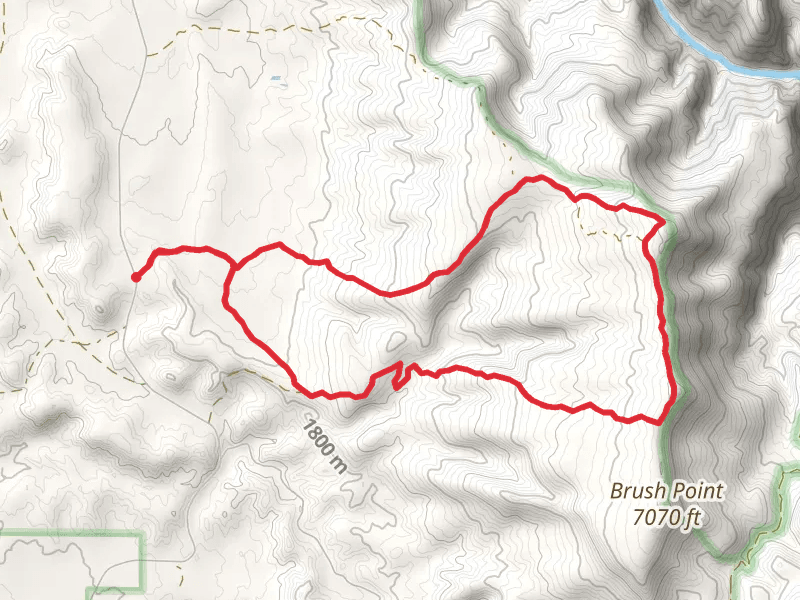 Wave Road and Red Rock - Nighthorse Loop Trail - Peach Valley Road
