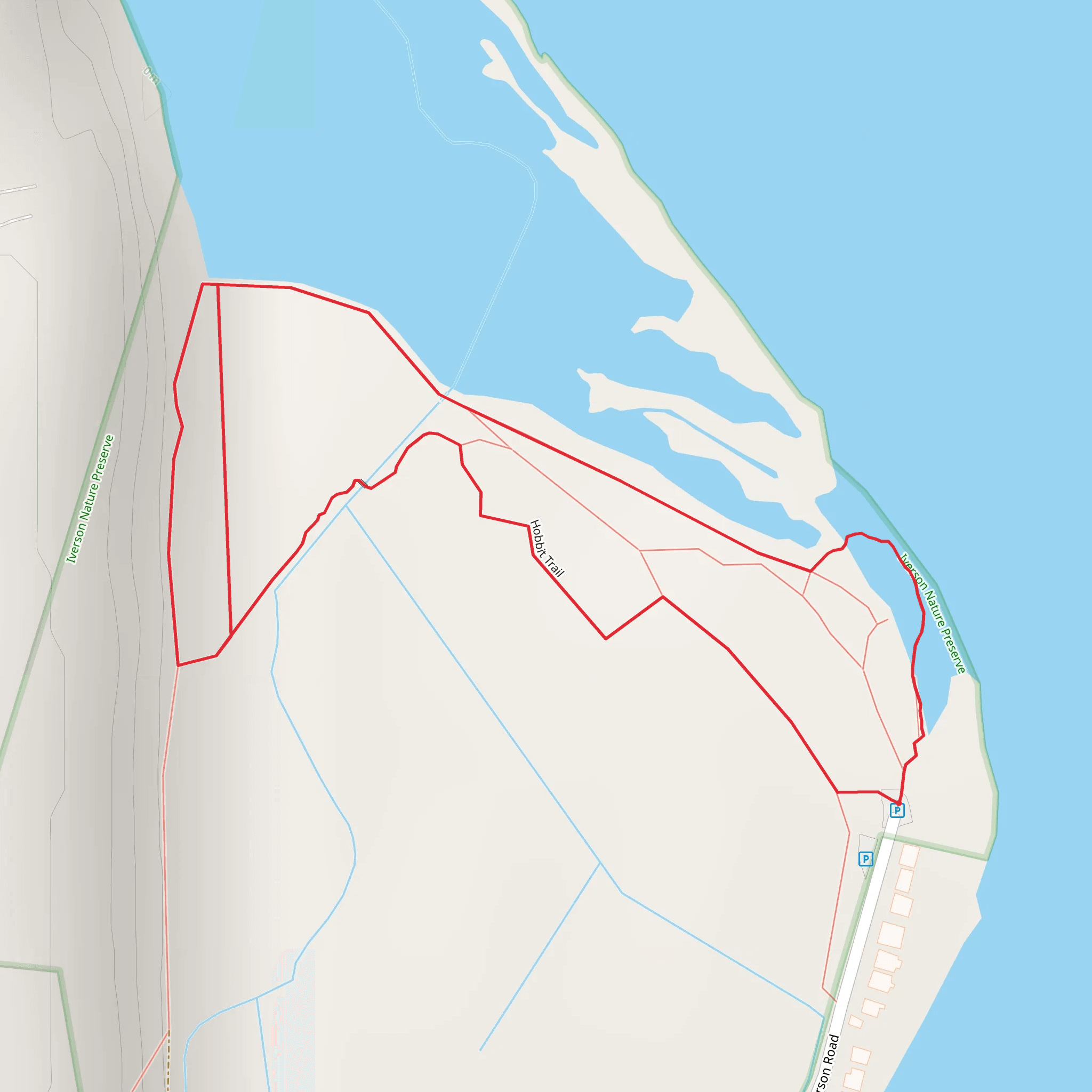 Hobbit Loop Trail mobile static map