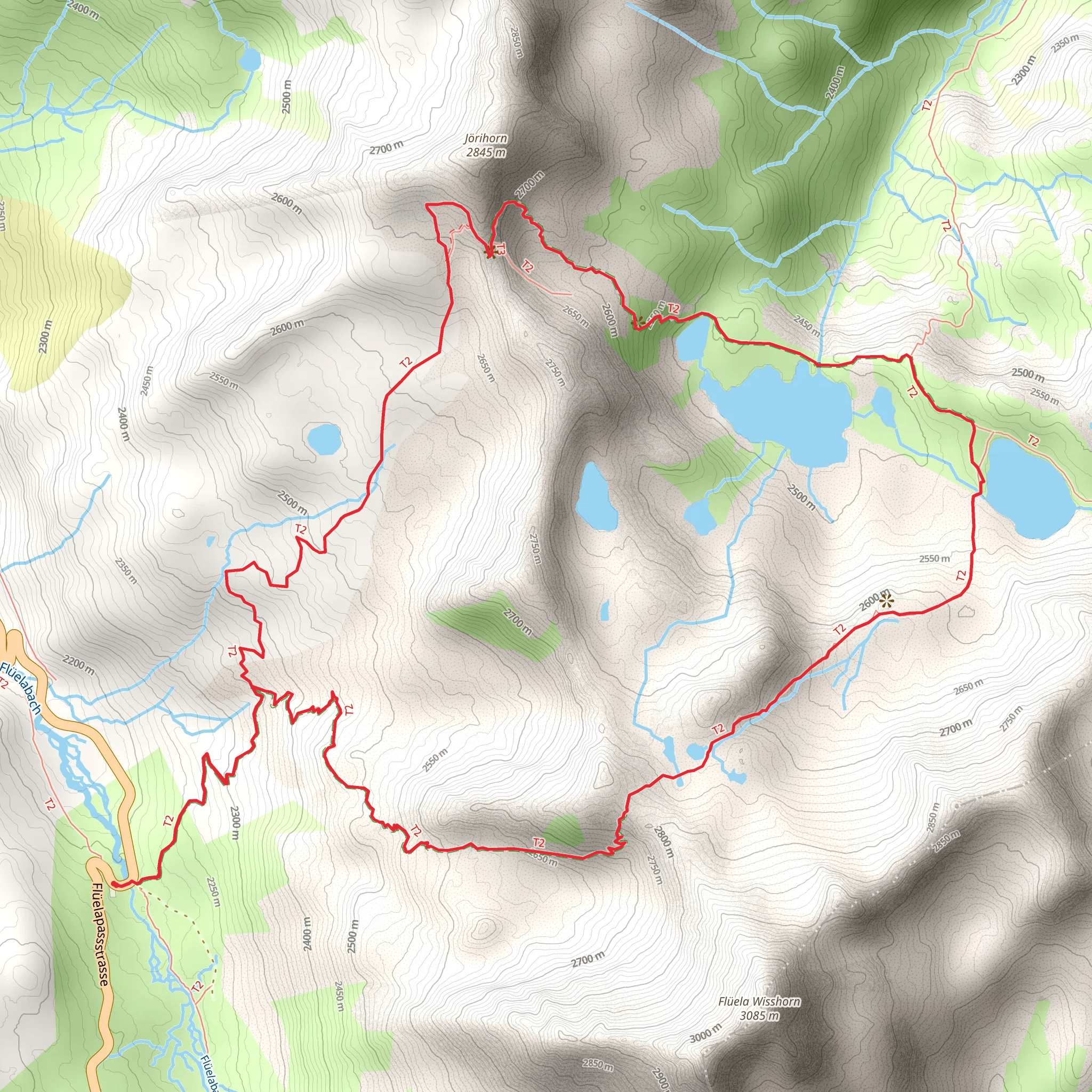Jöriseen Rundweg mobile static map