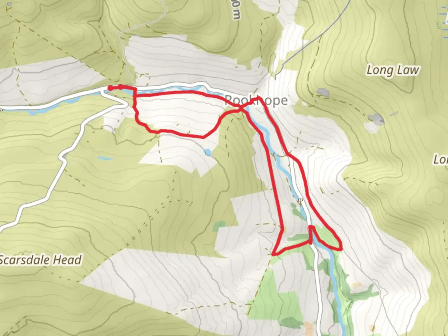 An image depicting the trail Rookhope Village Walk and its surrounding area.