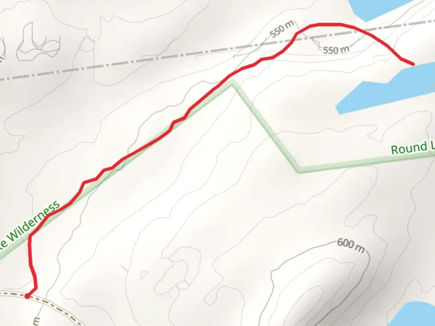 An image depicting the trail Trout Pond and High Pond Trail and its surrounding area.