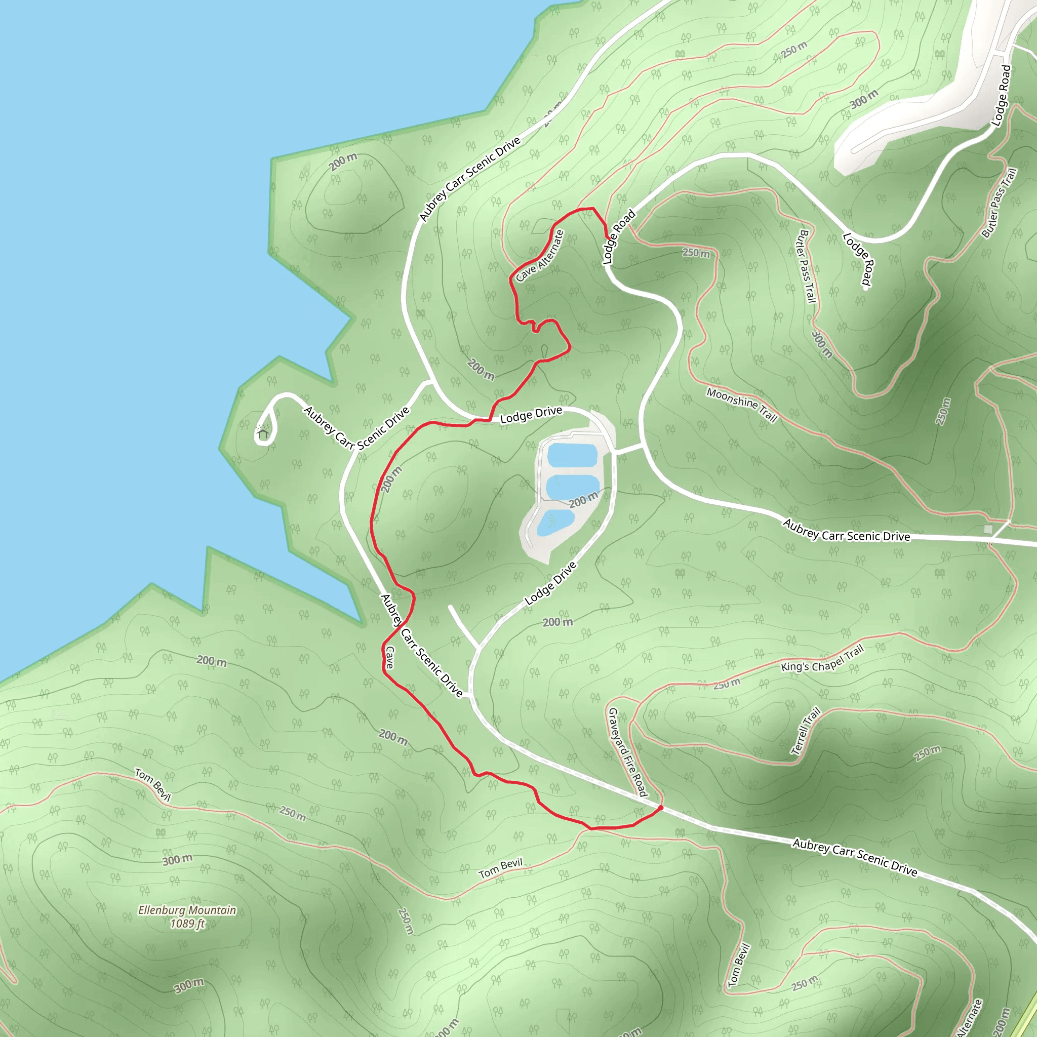 Cave and Cave Alternate Way mobile static map