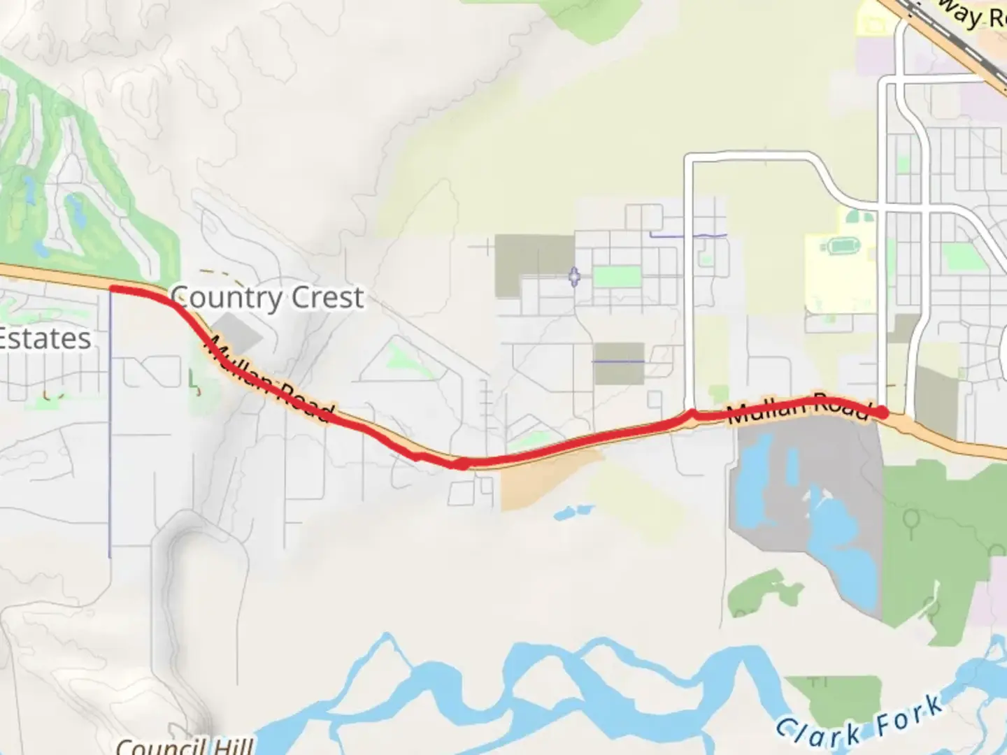 An image depicting the trail Mullan Trail and its surrounding area.