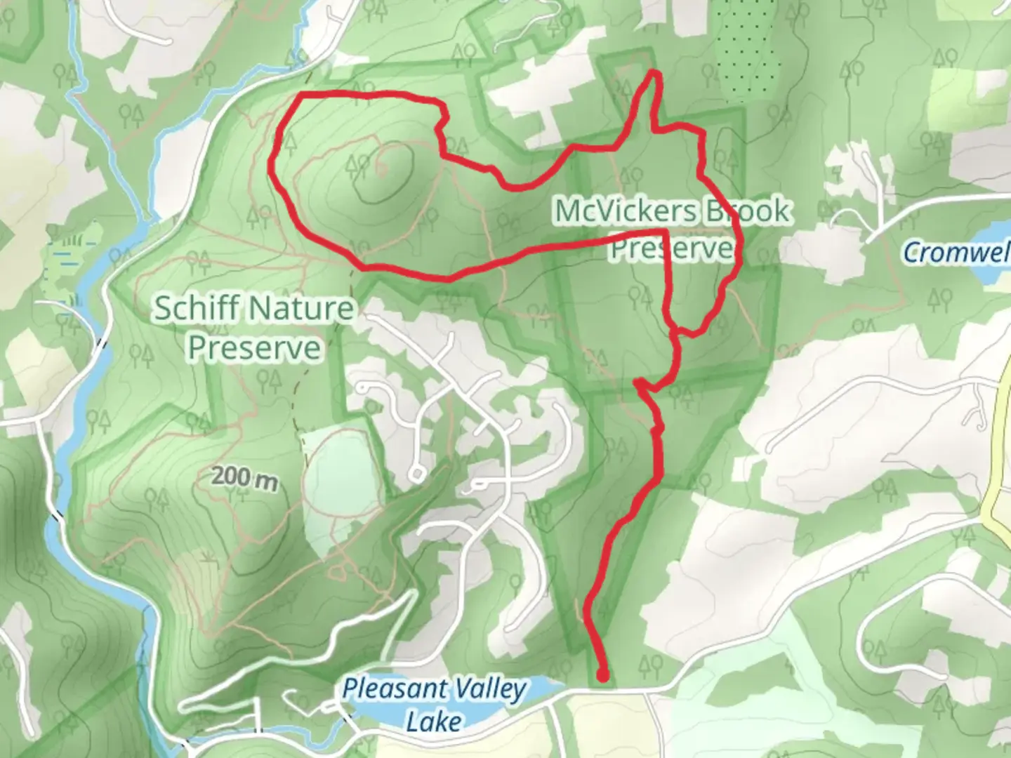An image depicting the trail Franklin Parker Loop Trail and its surrounding area.