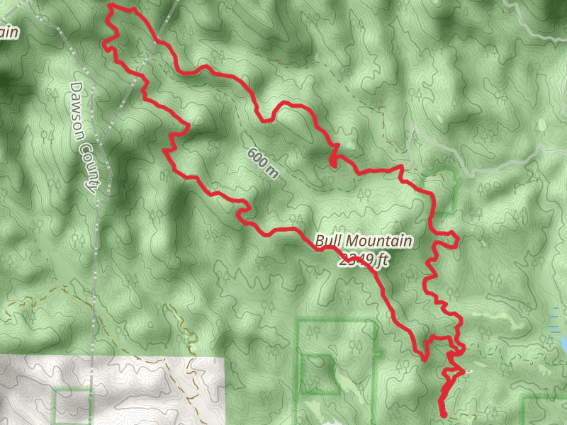 Bull Mountain, Saddle Back and Bull Mountain Cutoff Loop Trail