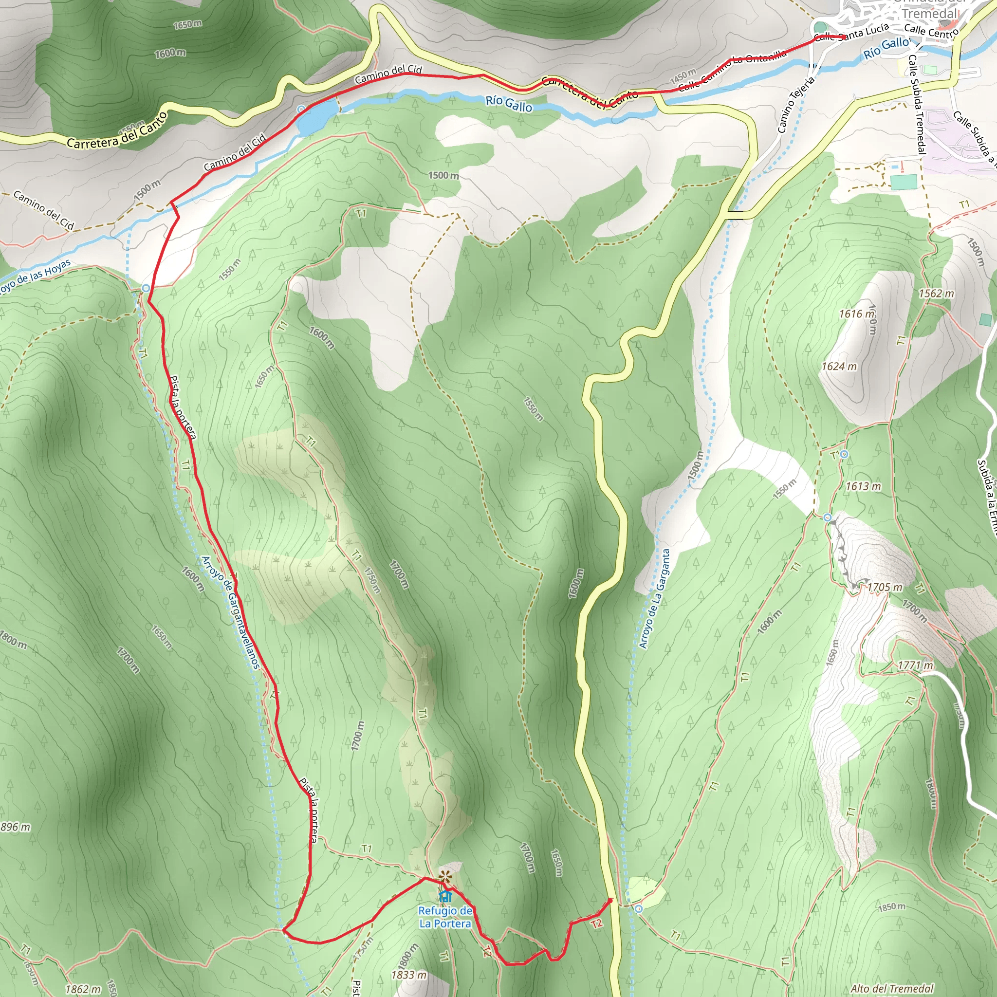 Porter's Viewpoint SL TE 45 mobile static map