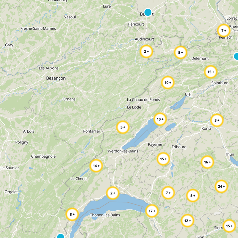 La Brévine Static Map