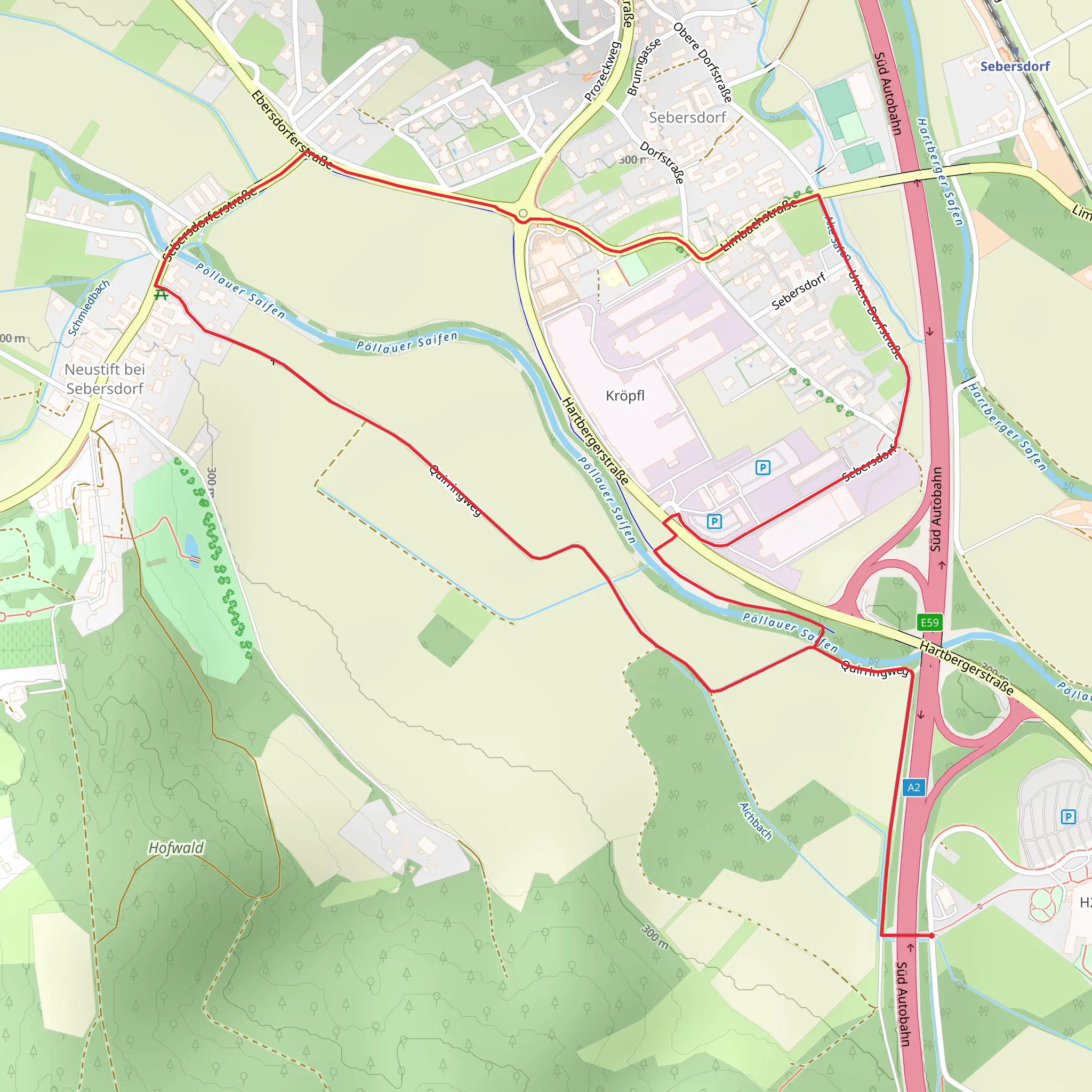 Schlaumeierweg mobile static map