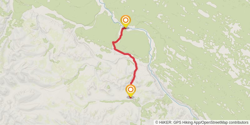 Canol Heritage Trail stage 17 Map