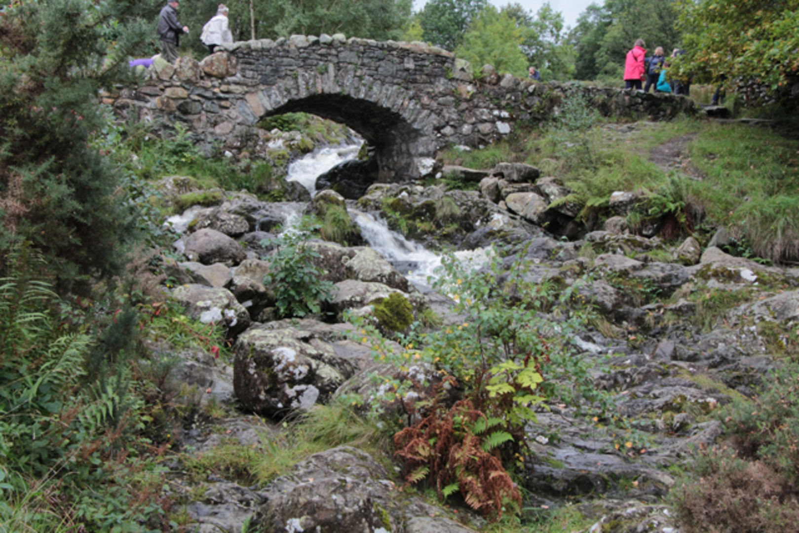 An image depicting the trail Ashness Bridge and Surprise View Walk and its surrounding area.