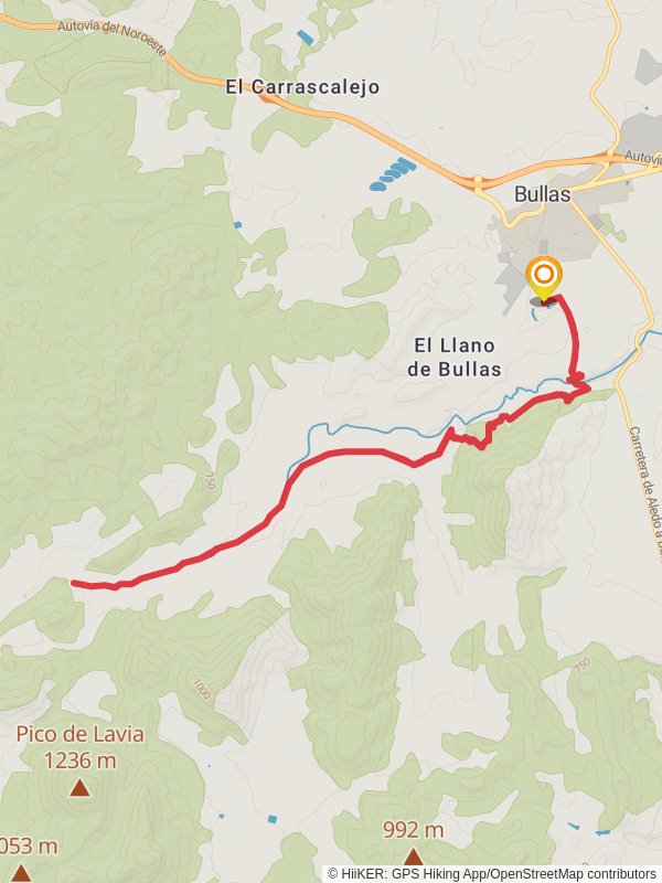 Path from Castellar to Venta del Pino PR MU 32 mobile static map