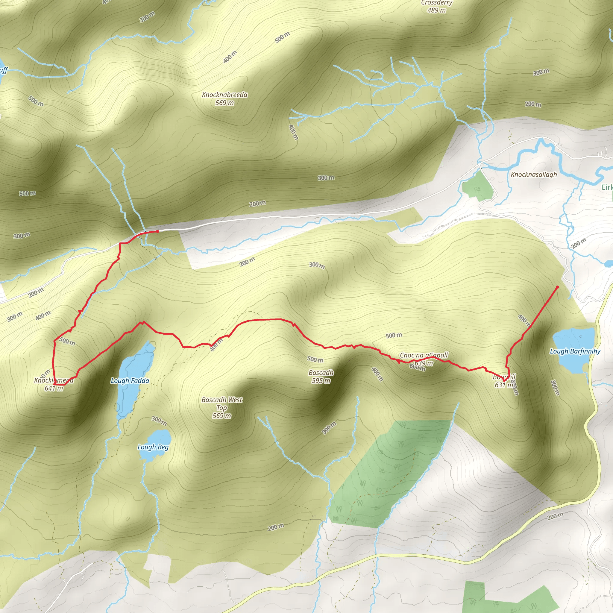 Knocklomena and Boughil mobile static map