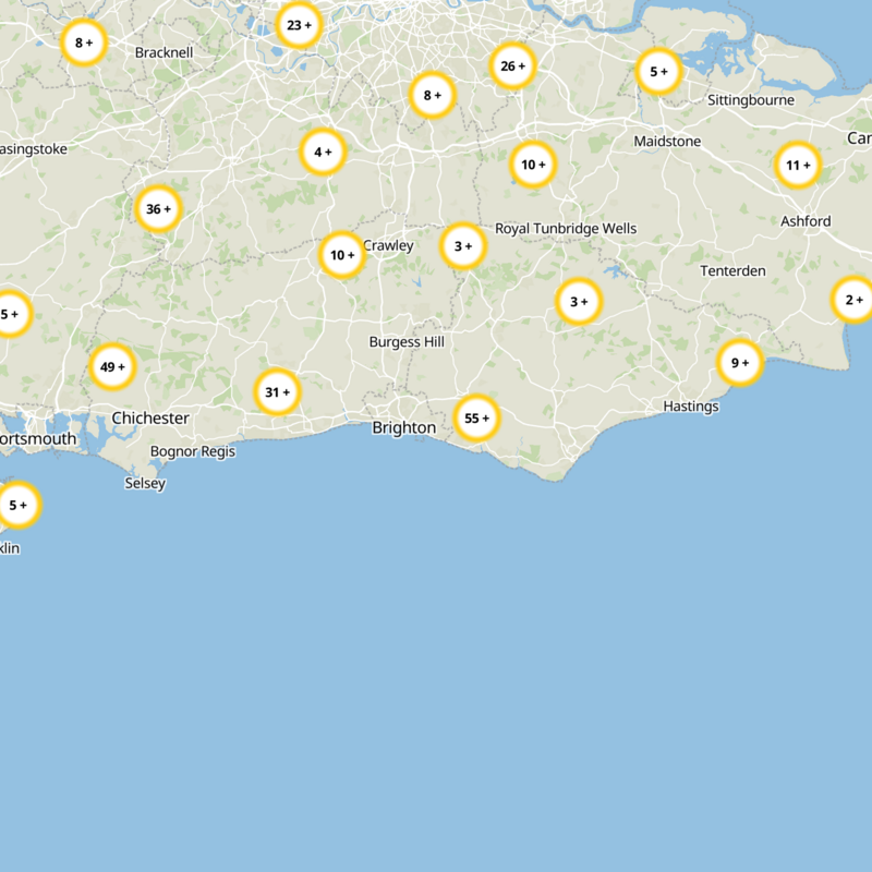 Brighton and Hove Static Map