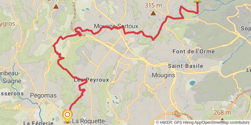 Via Aurelia stage 6 Map