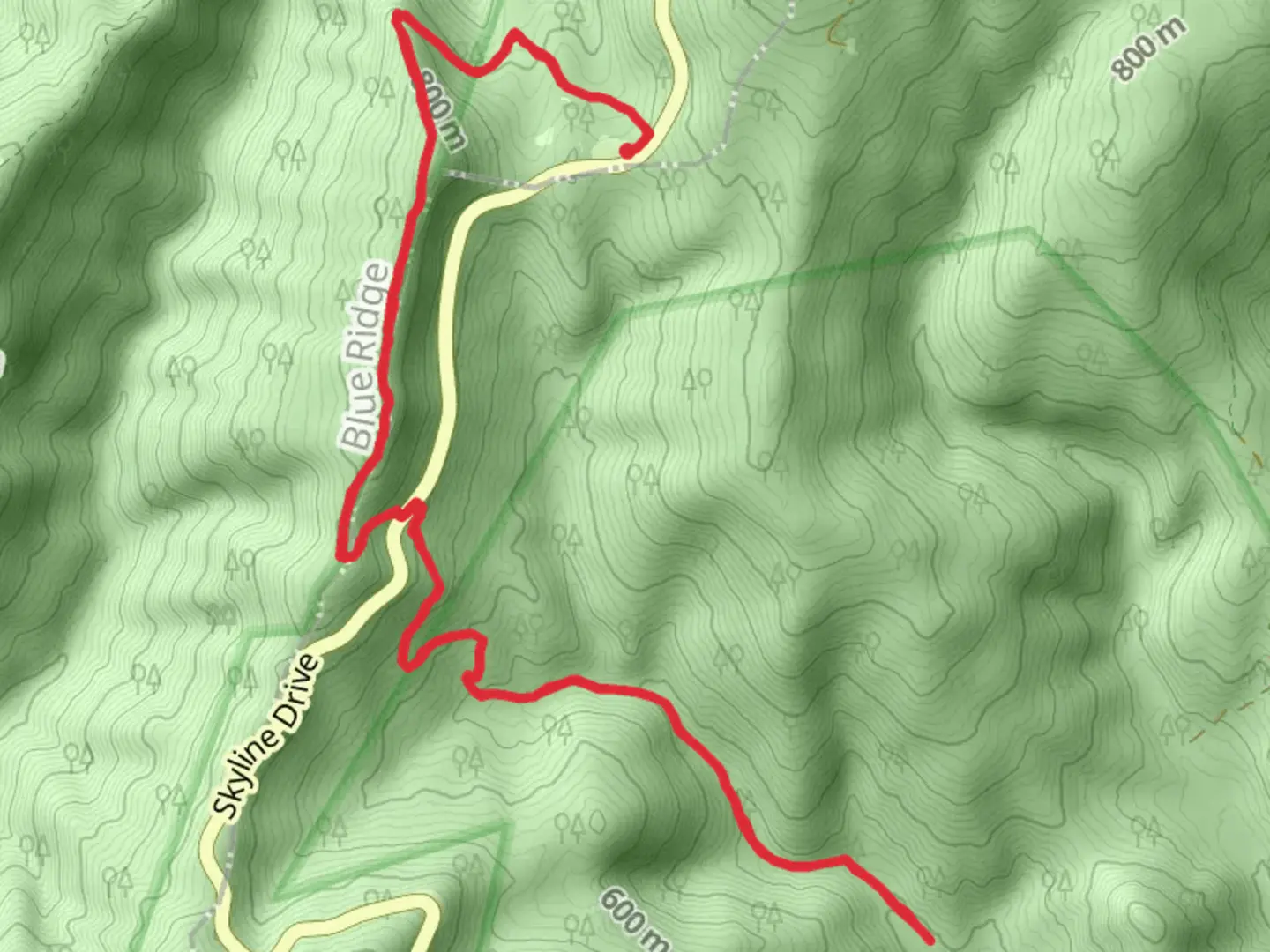 An image depicting the trail Appalachian and Thorton River Trail and its surrounding area.
