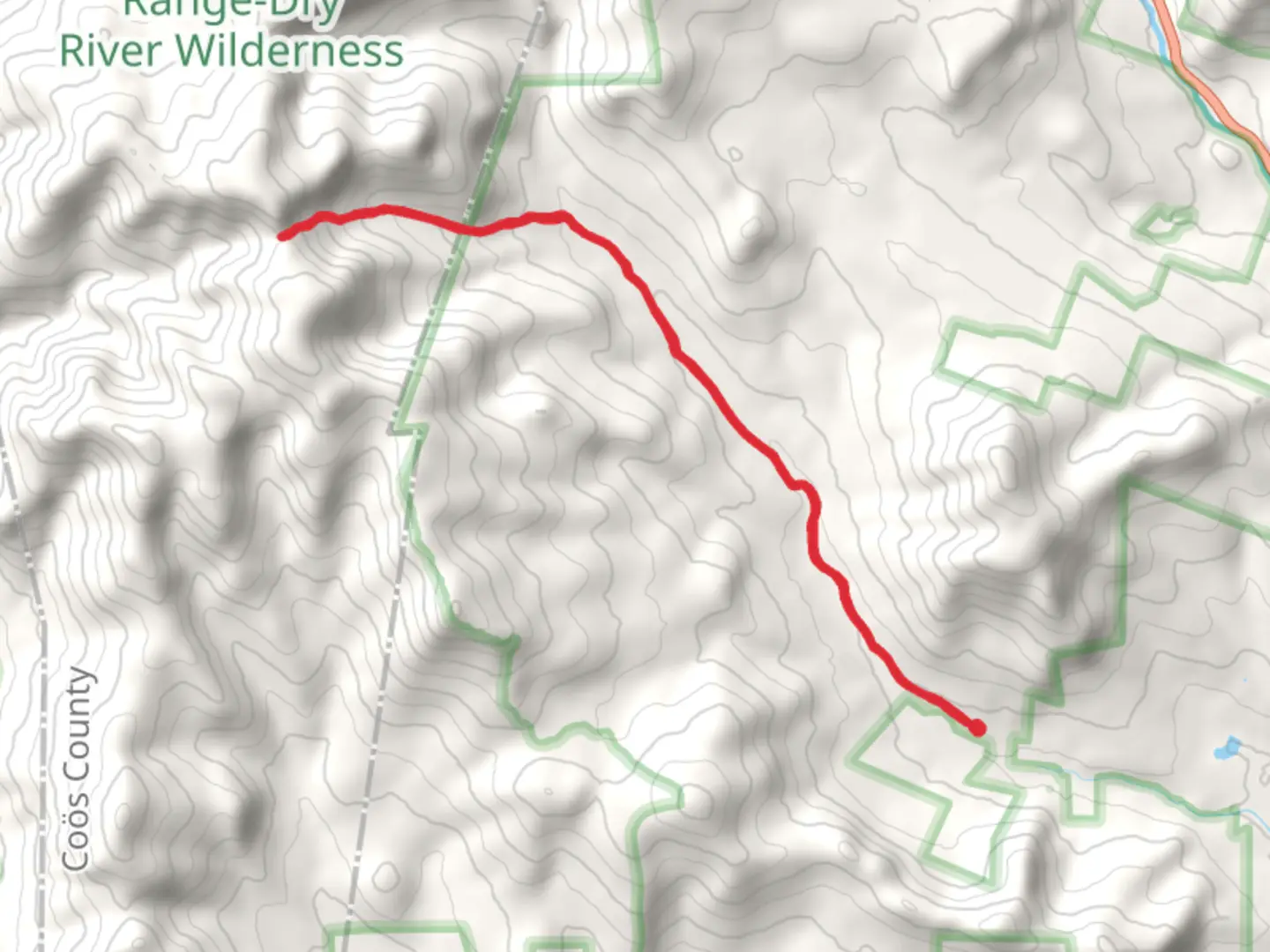 An image depicting the trail Stairs Col Trail and its surrounding area.