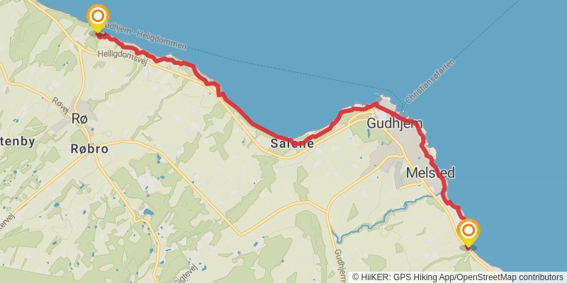 Bornholm Coast Trail stage 3 Map