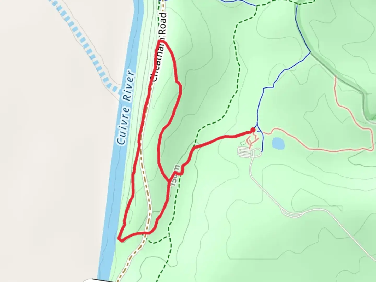 An image depicting the trail Frenhcman's Bluff - Cuivre River Loop Trail and its surrounding area.