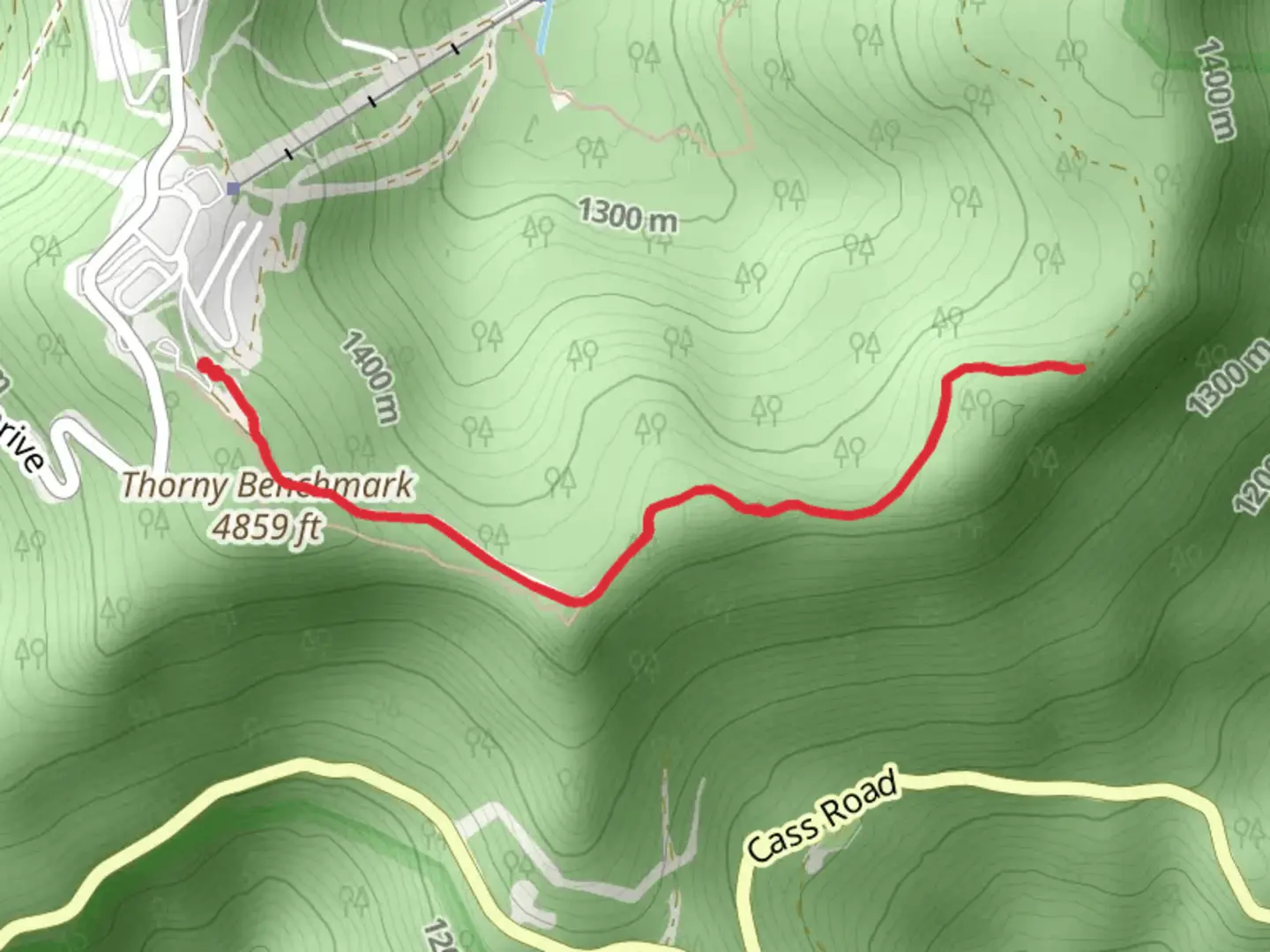 An image depicting the trail Cheat Mountain Ridge Trail Out and Back and its surrounding area.