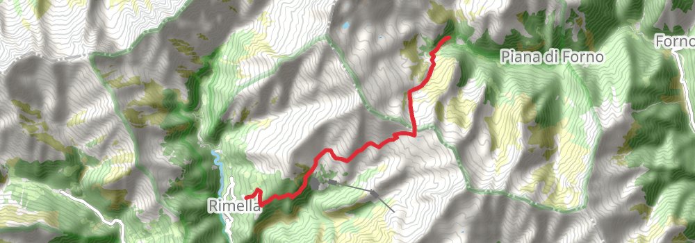 Grande Traversata delle Alpi stage 11 Map