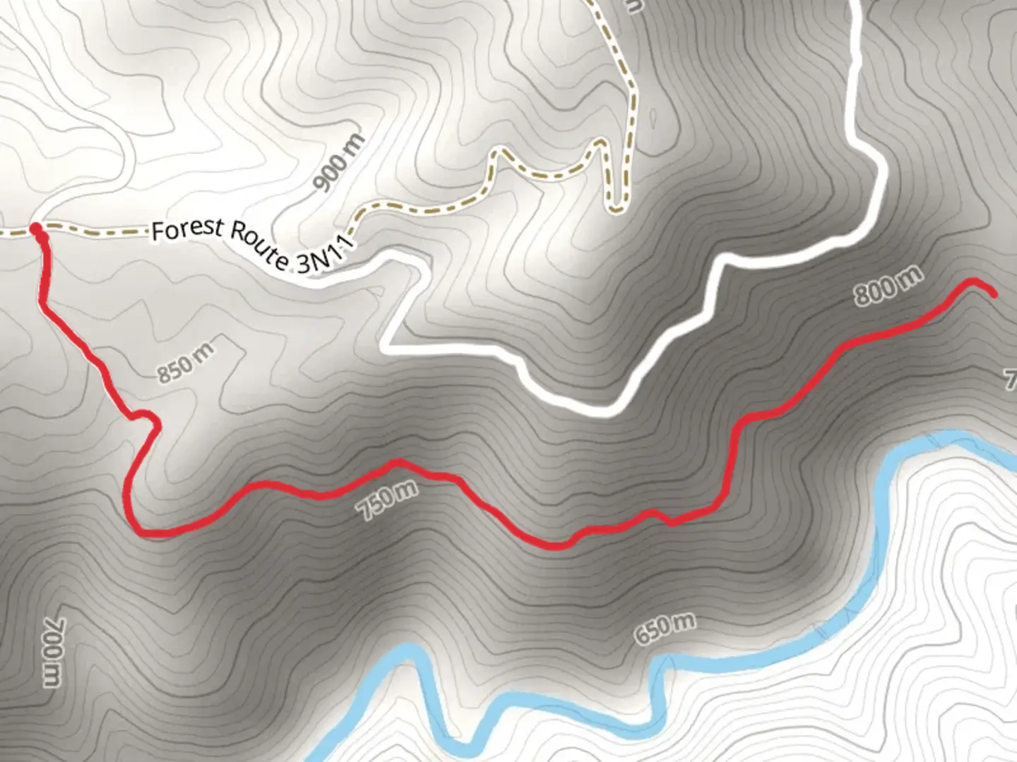 An image depicting the trail Sonnet Mine Trail and its surrounding area.