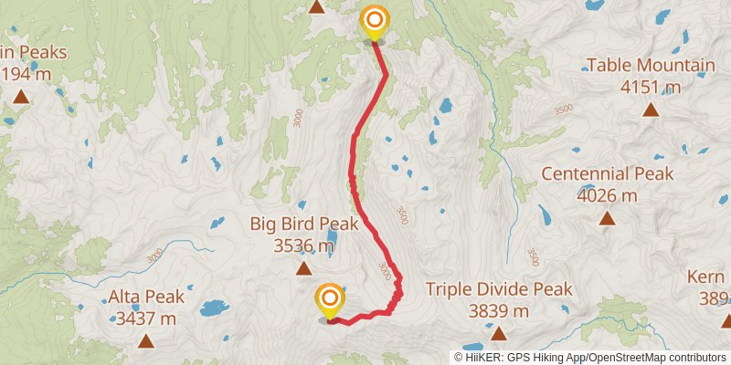 Theodore Solomons Trail stage 17 Map