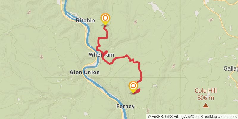 Donut Hole Trail stage 8 Map