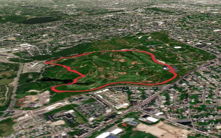 Scarboro Hill and Pond - Franklin Park Loop