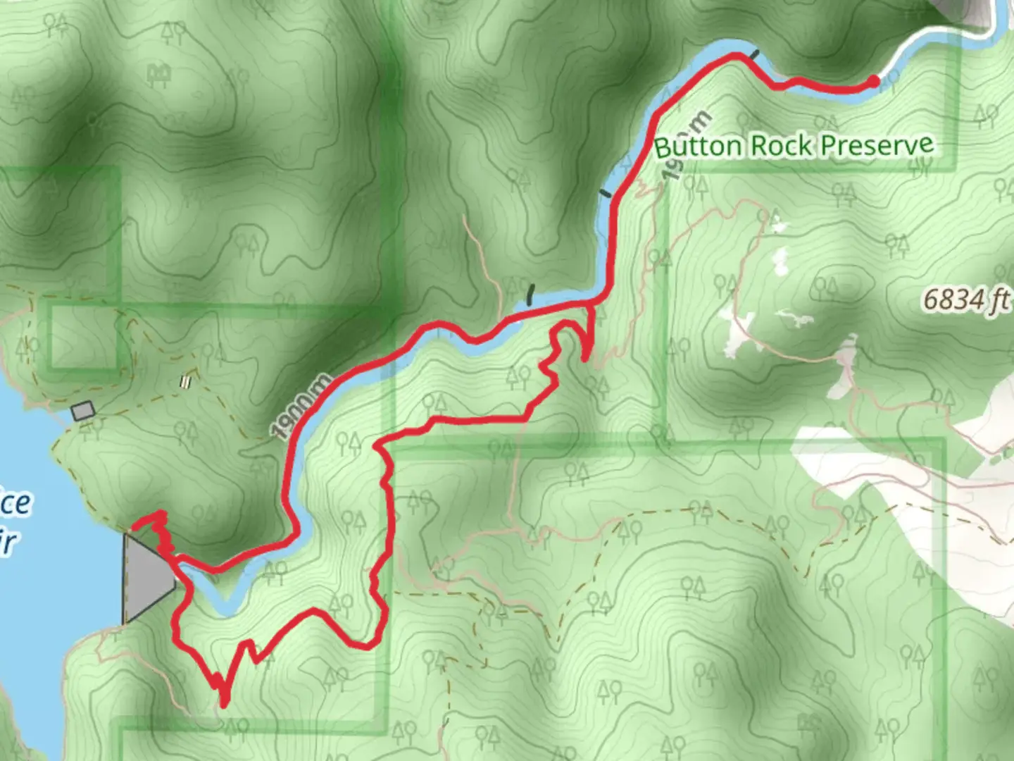 An image depicting the trail Longmont and Ralph Price Reservoir Loop and its surrounding area.