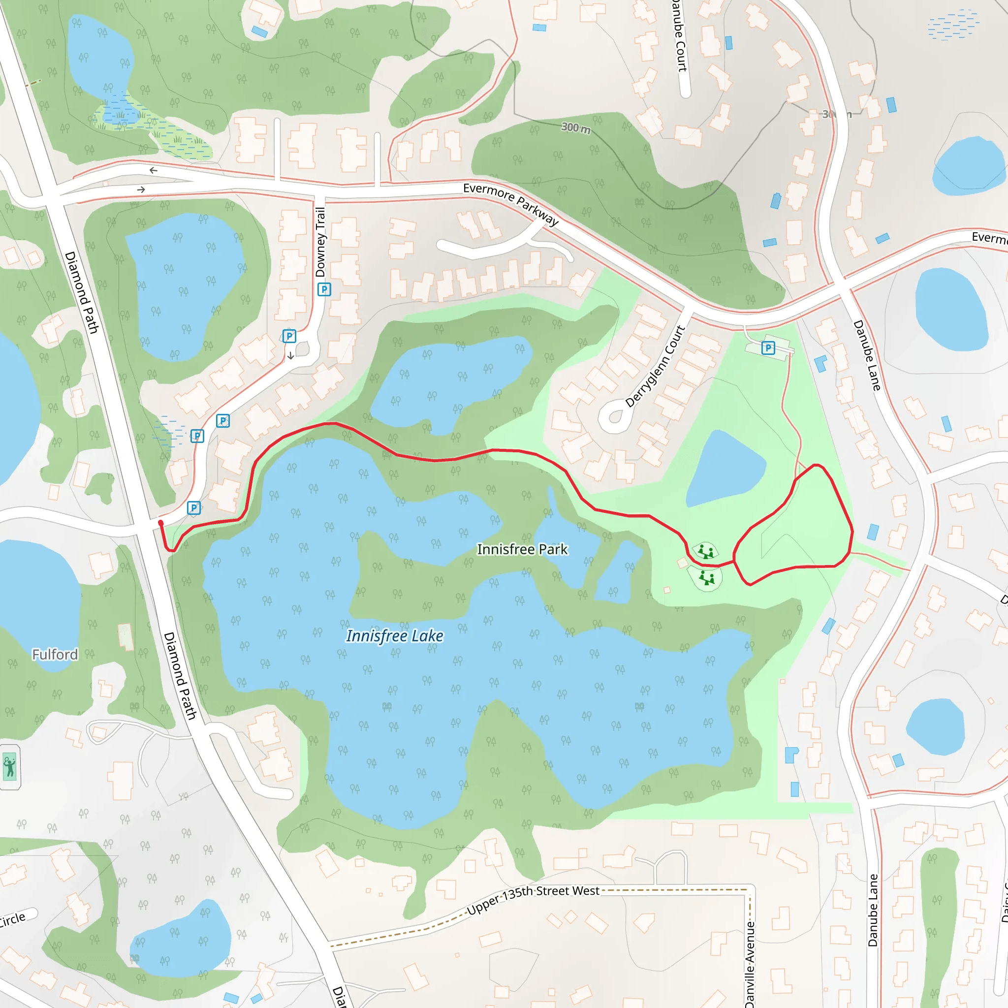 Innisfree Park mobile static map