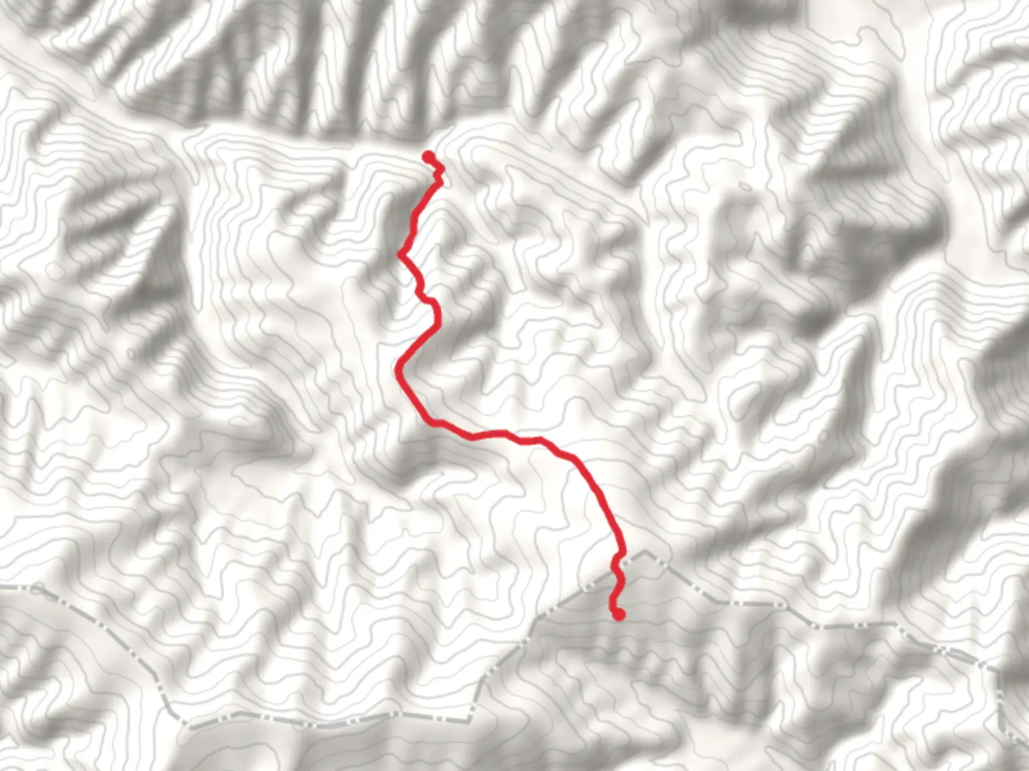 An image depicting the trail Gold Rush Creek Trail and its surrounding area.