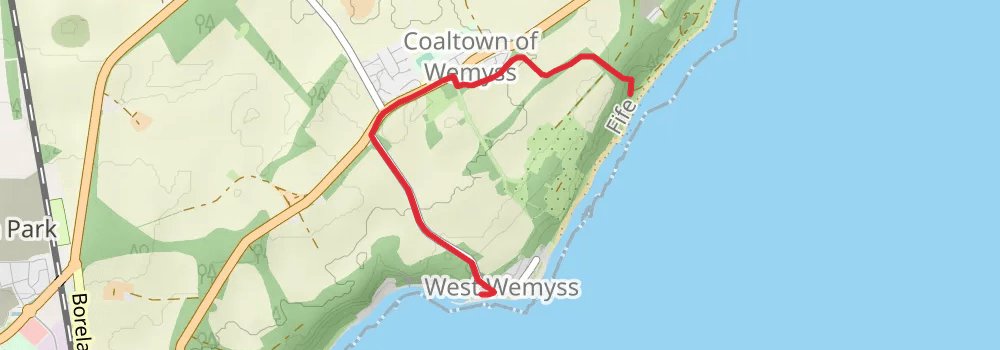 Best of Fife Coastal Path 6-Day Moderate Tour (Hillwalk Tours) alt 3 Map