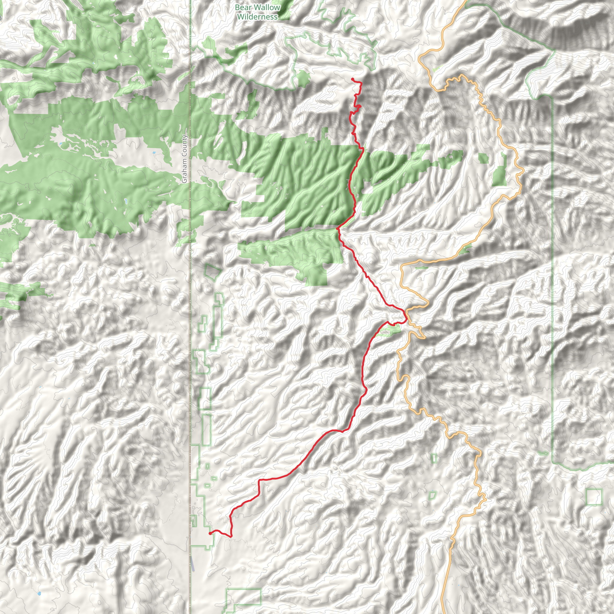 Eagle National Recreation Trail mobile static map
