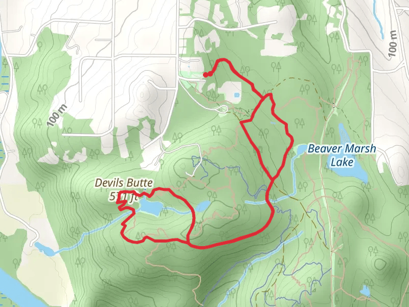 Devils Butte and Wayne's World Loop