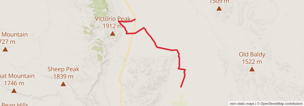 American Perimeter Trail - Texas Primary stage 11 Map