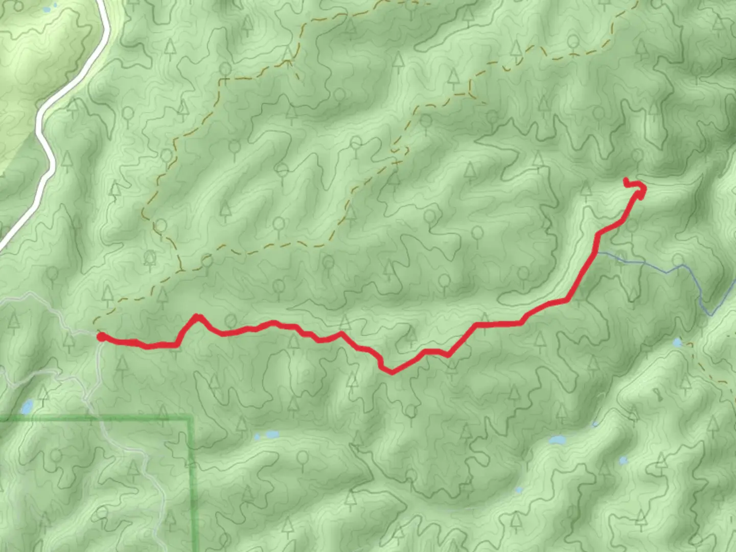 An image depicting the trail Davis Trail and its surrounding area.