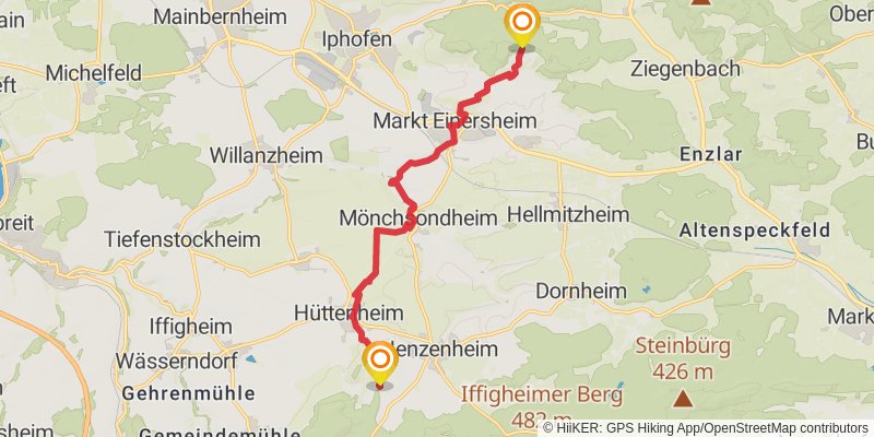 Kelten-Erlebnisweg alt 3 Map