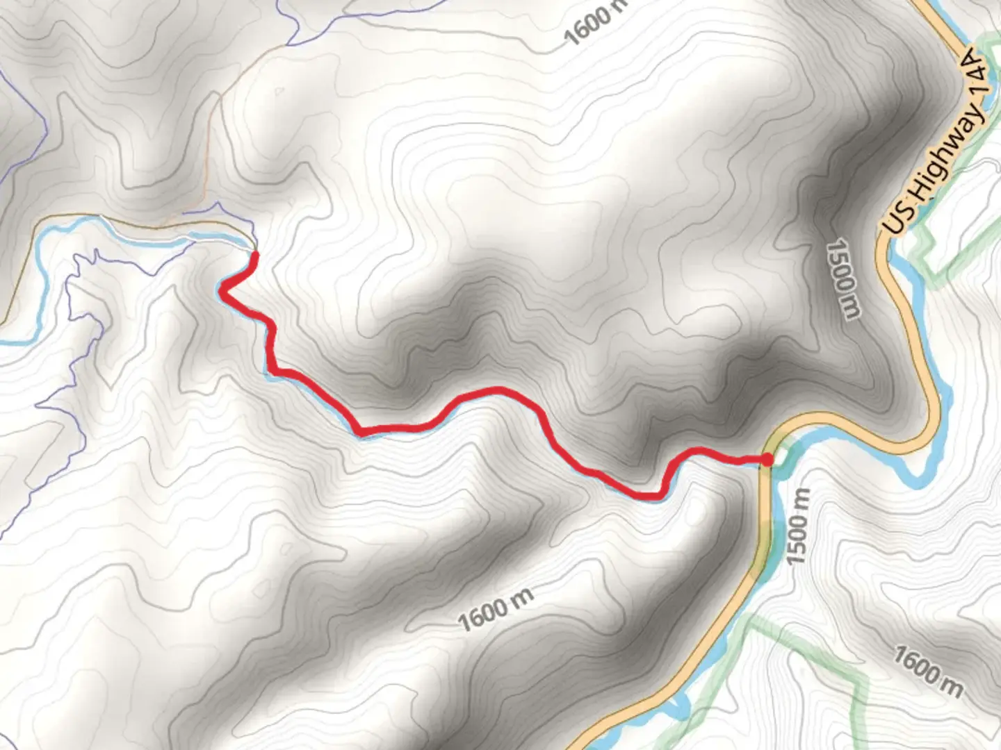 An image depicting the trail Iron Creek Trail and its surrounding area.