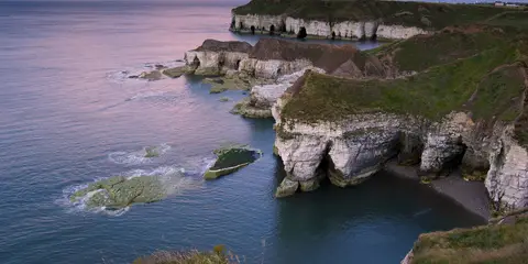An image depicting the trail Blackpool to Bridlington - York and its surrounding area.