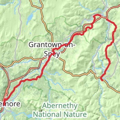 Speyside Way and Cairngorms 5-Day Moderate Tour (Hillwalk Tours) mobile static map